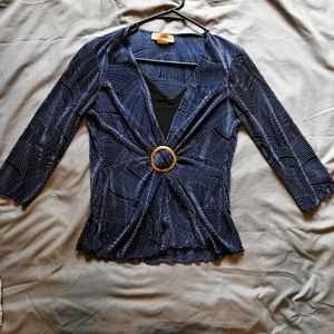 WOMENS 3/4-SLEEVE BLOUSE